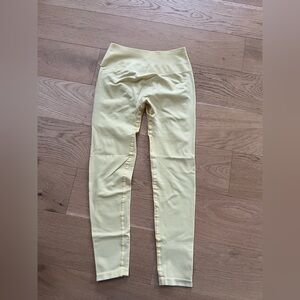 Alphalete Amplify Yellow Leggings Size Mediun